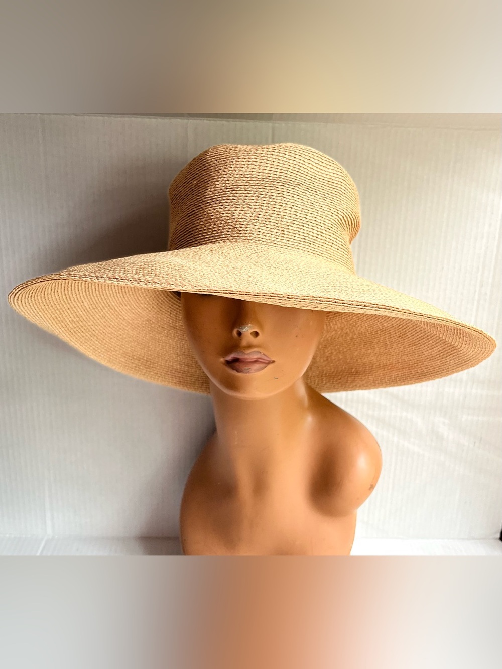 Patricia Underwood Wide Brim Straw Sun Hat